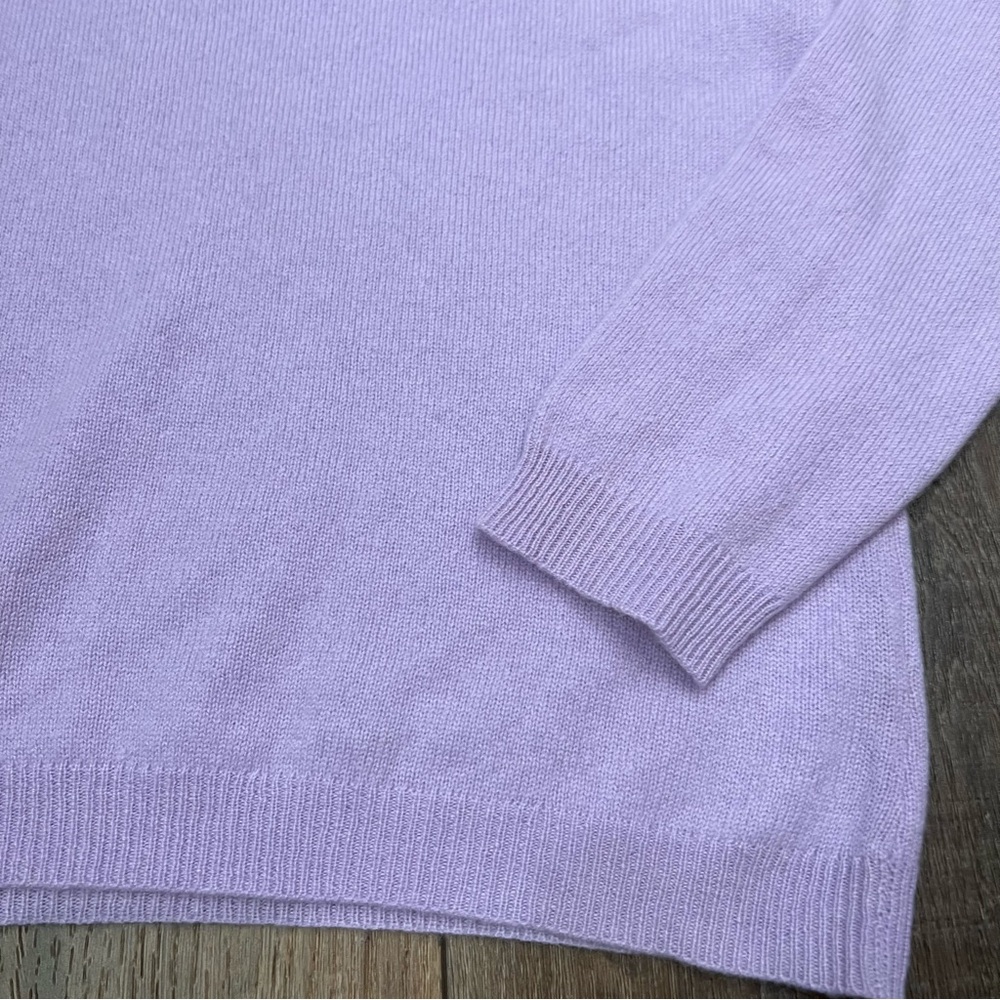 Cashmere charter club luxury light purple sweater - Picture 7 of 7